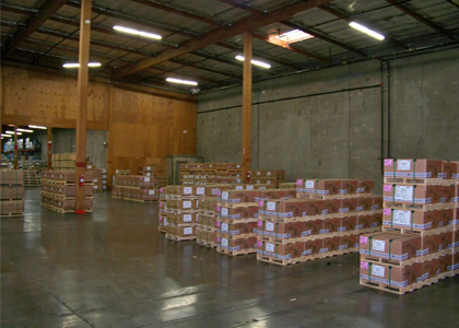 Warehouse storage services